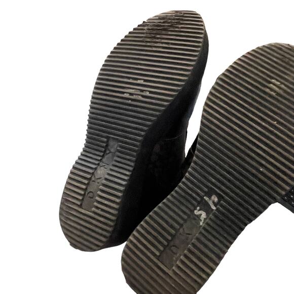 DKNY Women's Size 7.5 M Roselyn Brown Monogram Print Lace Up Combat Boots - Picture 7 of 11